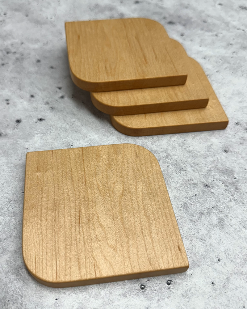 Flux Coaster Set - Maple